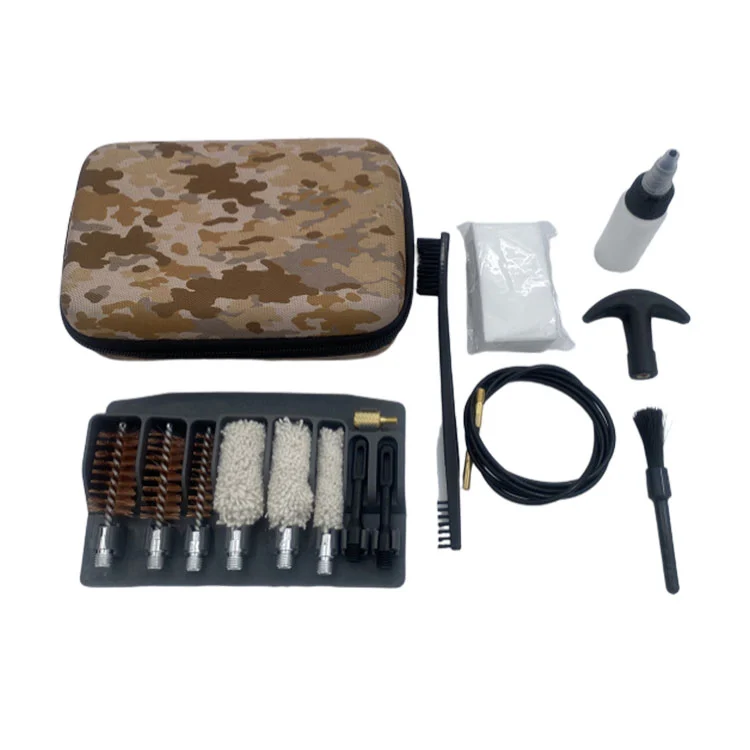 Shotgun Cleaning Kit With A Camouflage Eva Case